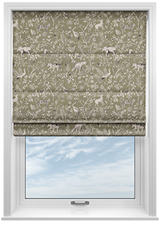Rajah, Moss - Roman Blind